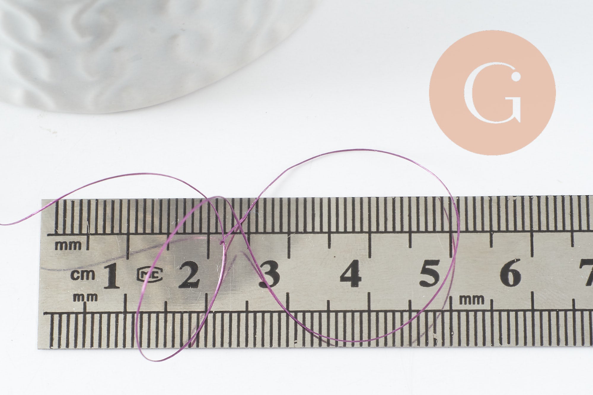 Gingerlily Fil tissage perles Miyuki G10567 nylon 91 m