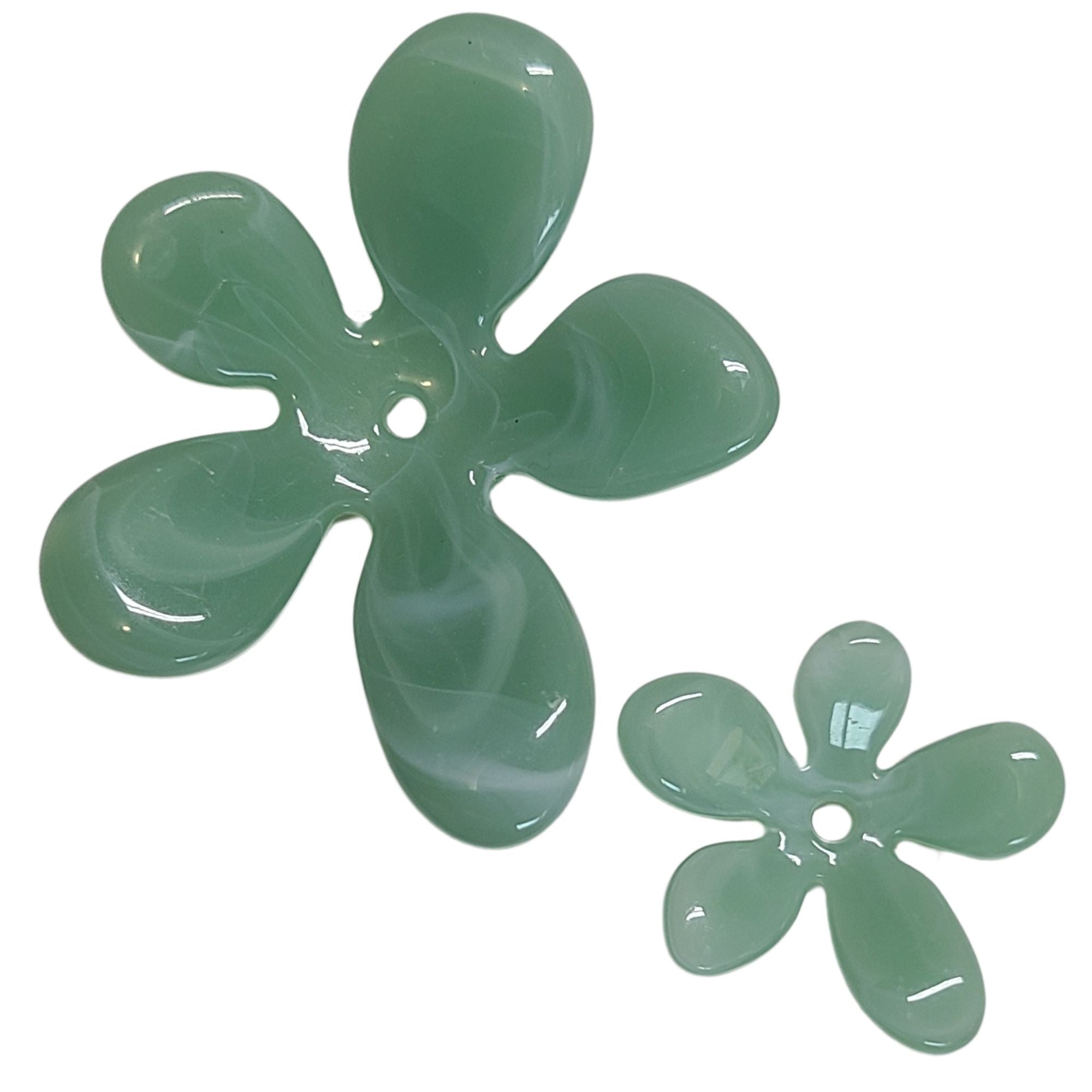 ARTSHOP Sakura fleur menthe marbré petite x1
