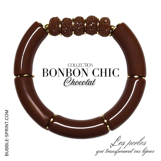 ARTSHOP Bonbon Chic Chocolat bracelet kit 5,5 cm