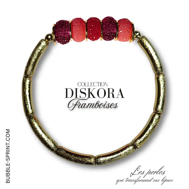 ARTSHOP DISKORA bracelet framboises kit à faire