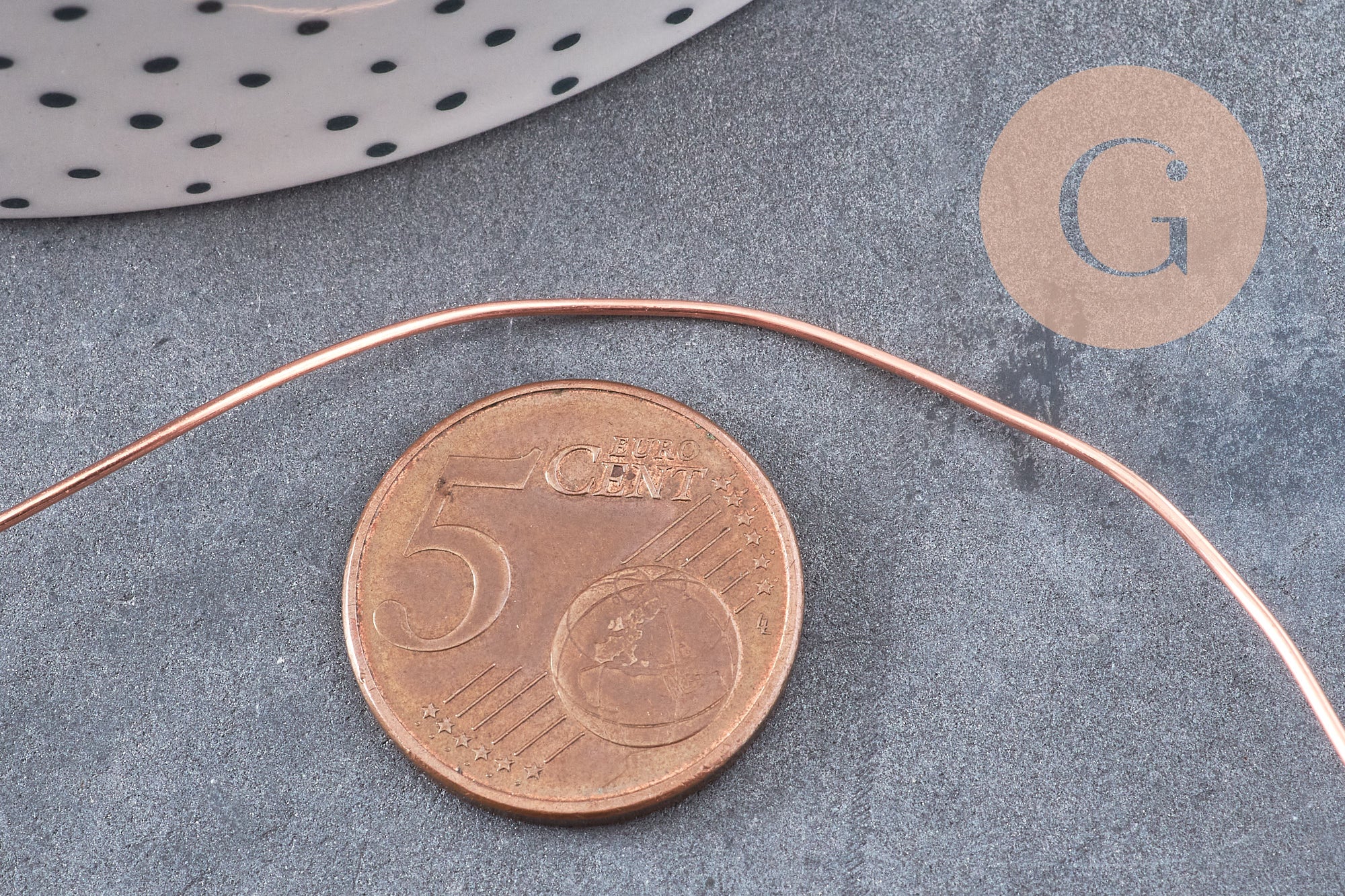 Gingerlily G10880 fil cuivre brut 0.8mm 1 m bijoux