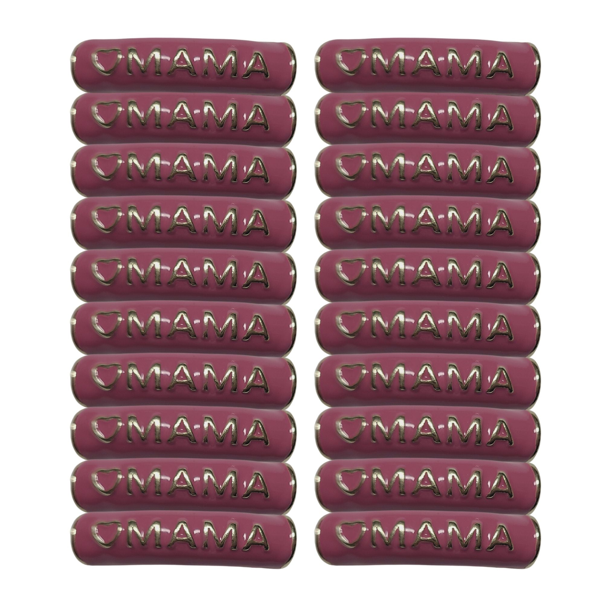 ARTSHOP Strass & Émaillés 320 Tube incurvé perle rose 8mm x1