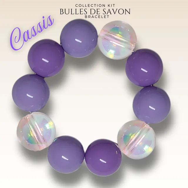 ARTSHOP Guimauve Cassis #18 kit bracelet 20mm