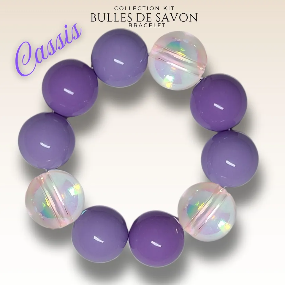 ARTSHOP Guimauve Cassis #18 kit bracelet 20mm
