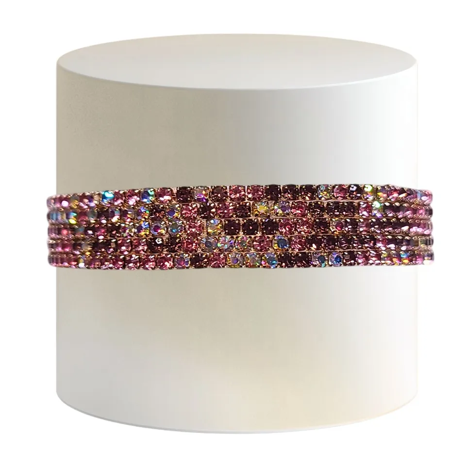 ARTSHOP Bracelets Strass 11 bracelet élastique strassé x1 cristal 2 mm