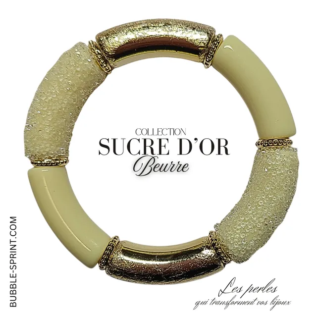 ARTSHOP Prêts-à-porter SUCRE D'OR bracelet Beurre kit