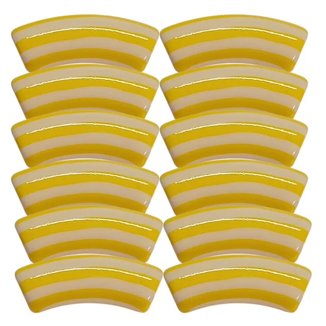 ARTSHOP Tubes à Rayures 450 perle tube citron 12MM x1