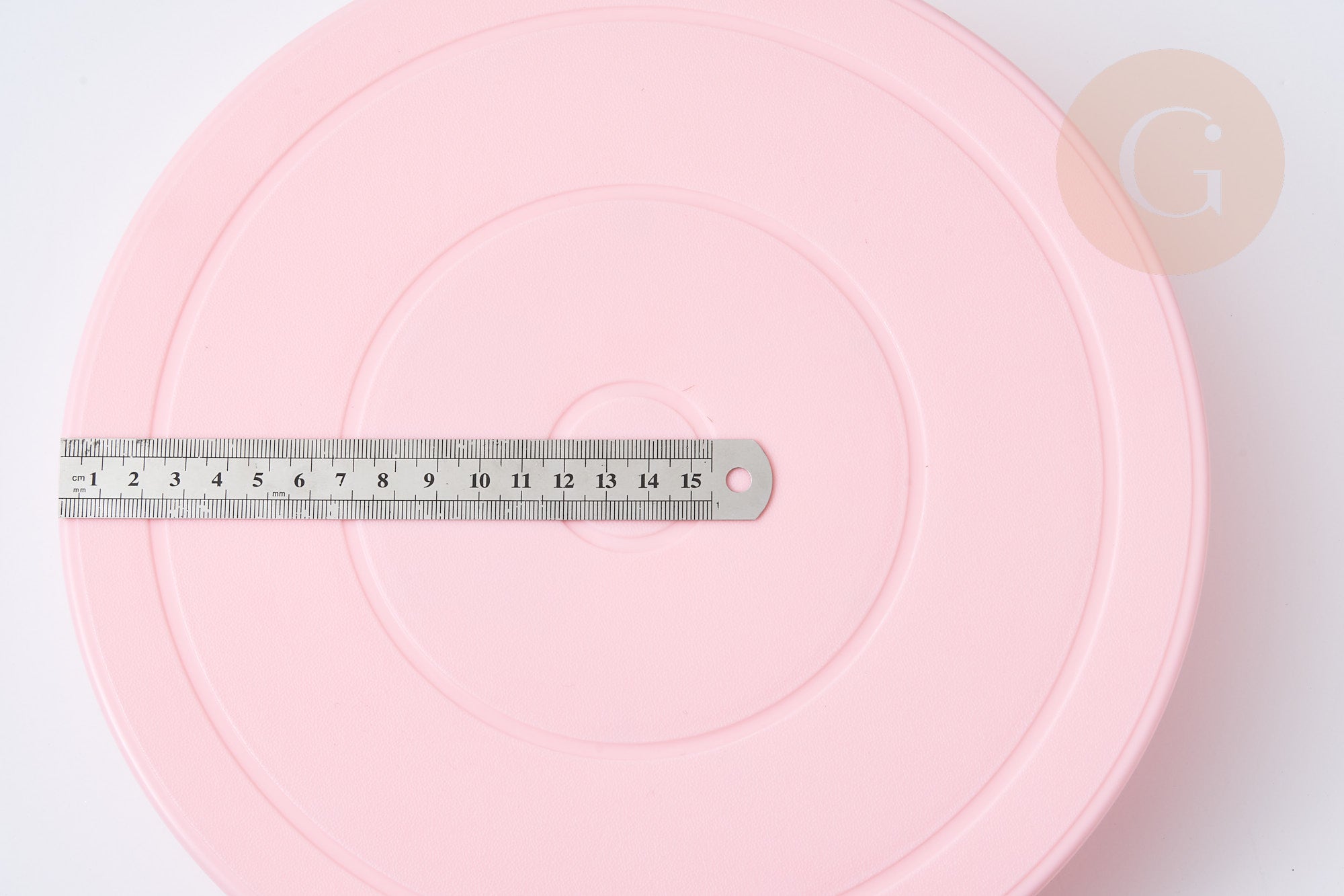 Gingerlily Plateau tournant gâteau silicone rose 276mm x1
