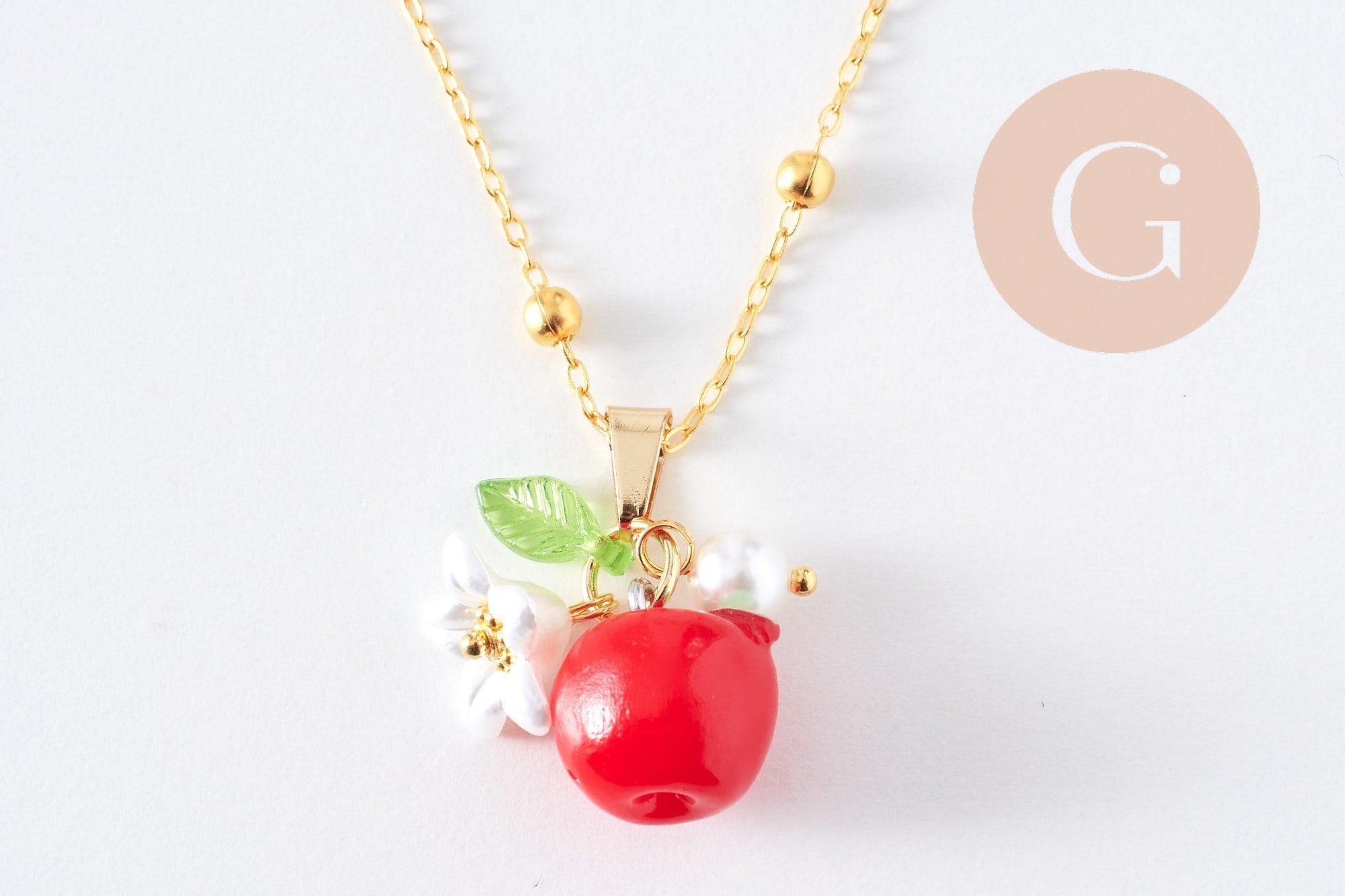 Gingerlily G10279 pendentif fruit résine doré 44,9mm
