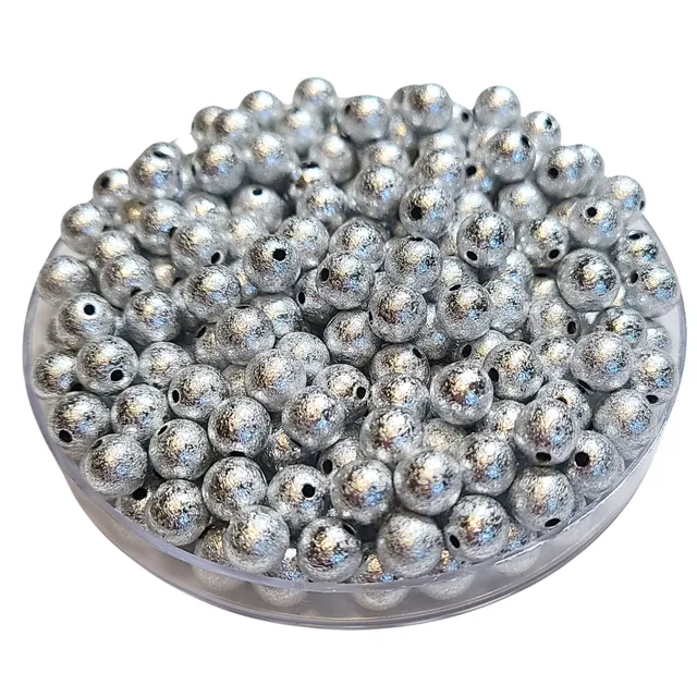 ARTSHOP CCB boule brossée argent 8mm x10 boules