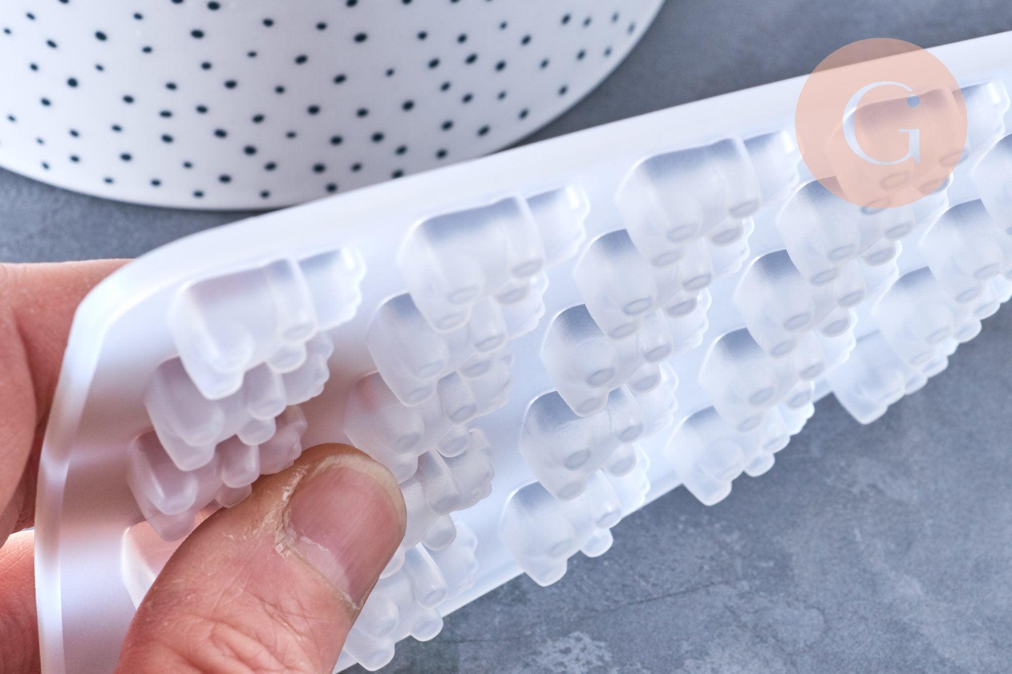 Gingerlily Pâte polymère moule ourson résine 135mm silicone réutilisable