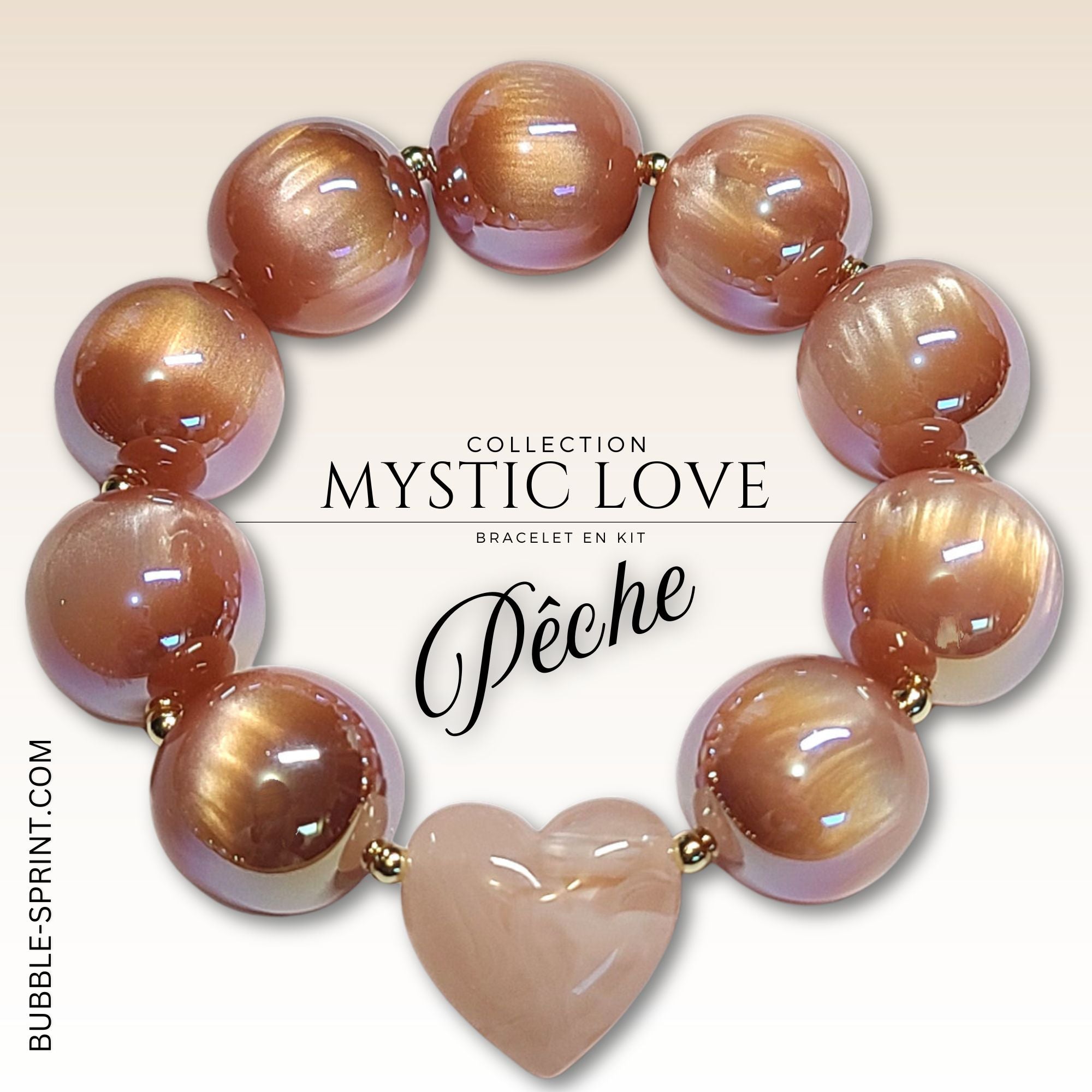 ARTSHOP Mystic Love Pêche kit bracelet élastique waterproof