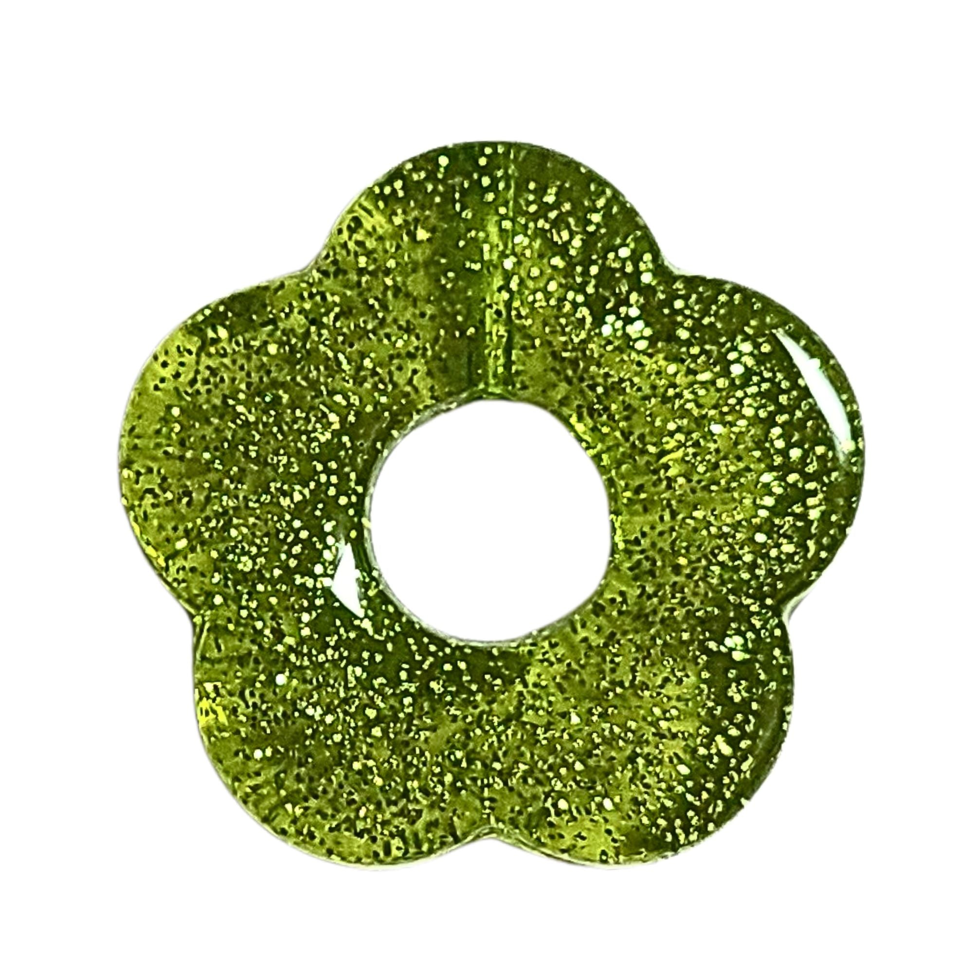 ARTSHOP Flower power 90 fleur capucine glitter kiwi 27mm