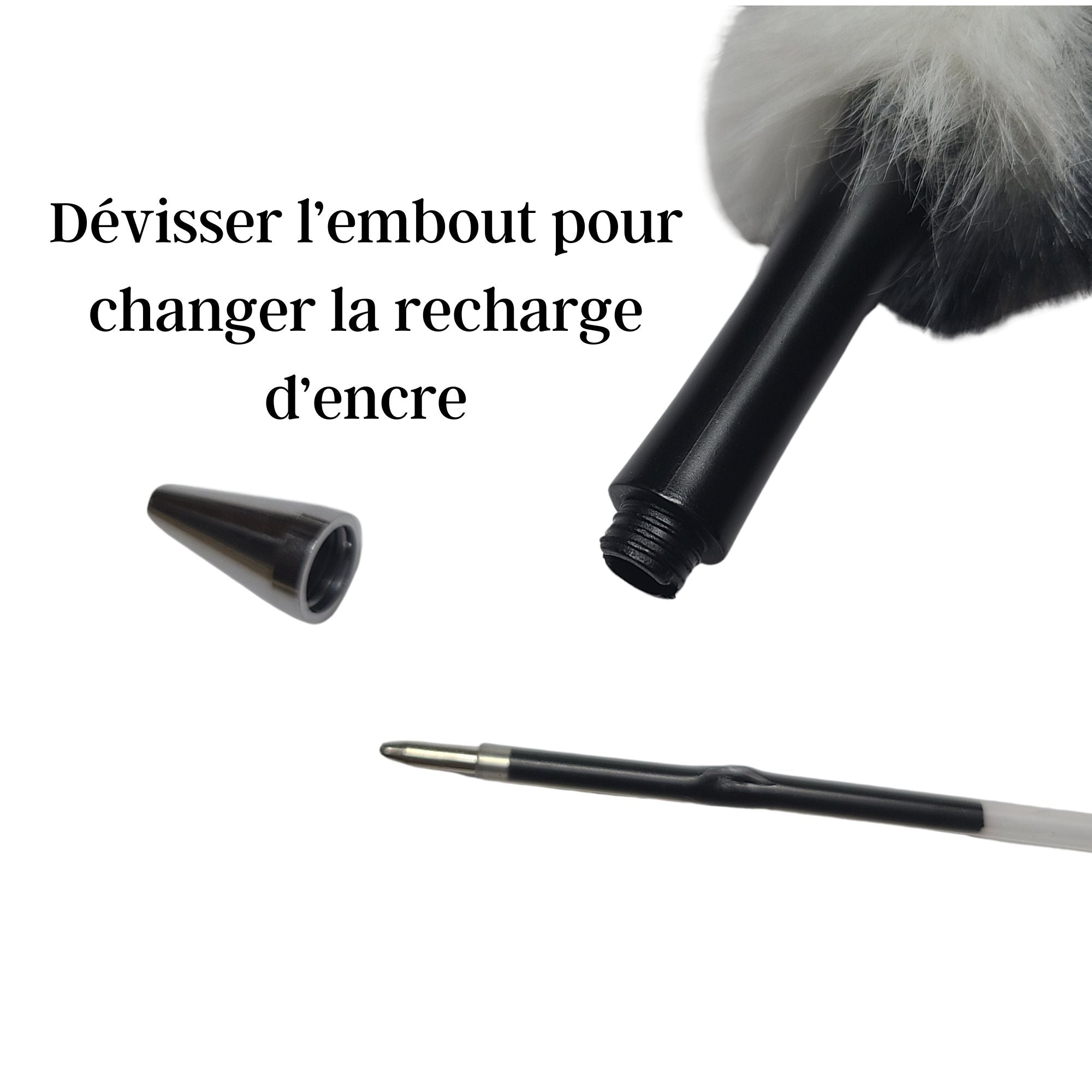 Artshop Stylos recharge encre noire x1