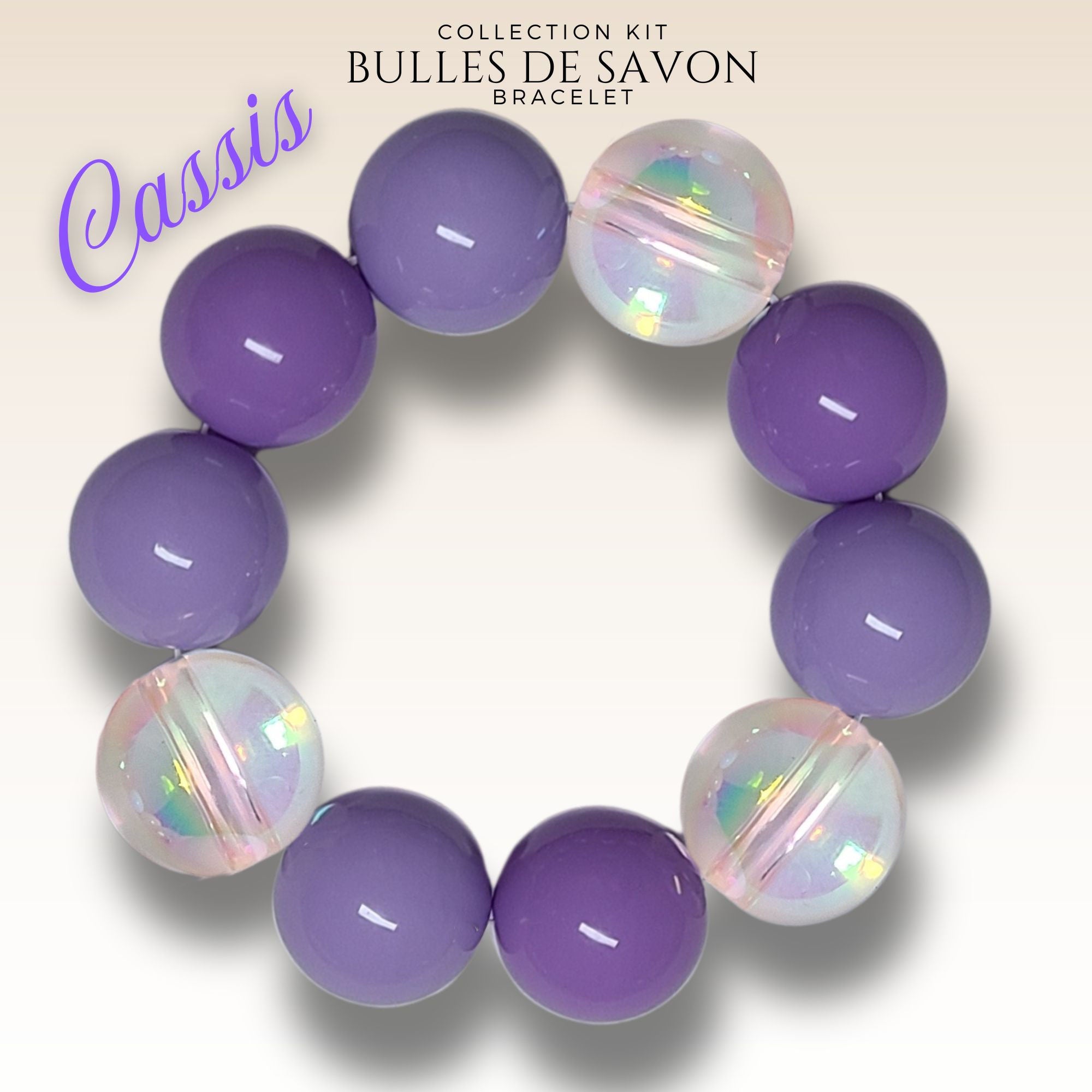 ARTSHOP Guimauve Cassis #18 kit bracelet 20mm