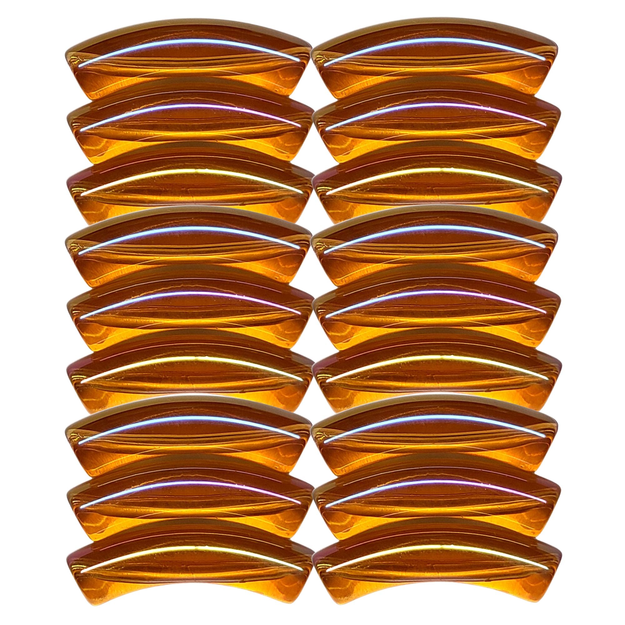 ARTSHOP Tubes 8MM 383 tube incurvé orange foncé AB x6