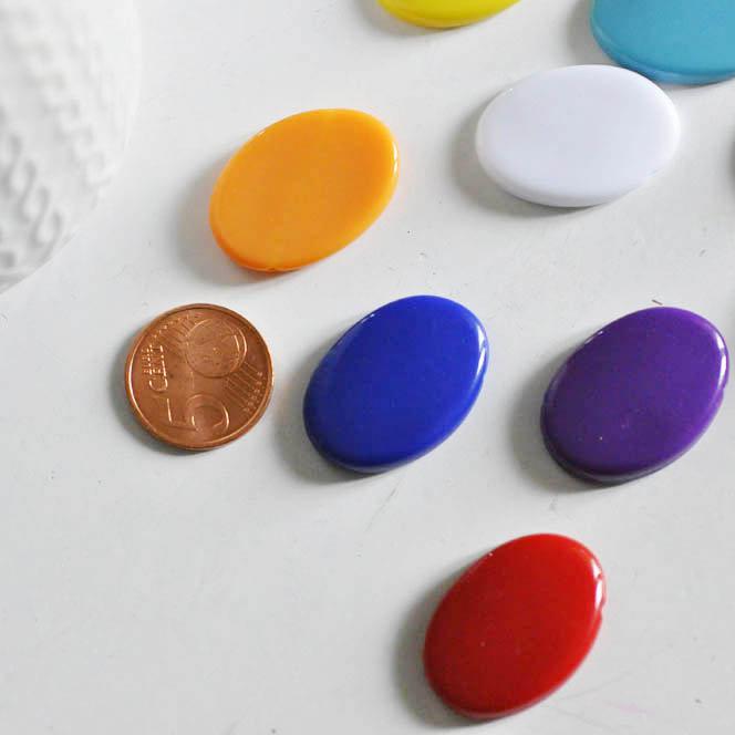 Gingerlily Perles bijoux DIY G0853 perle ovale x10 acrylique