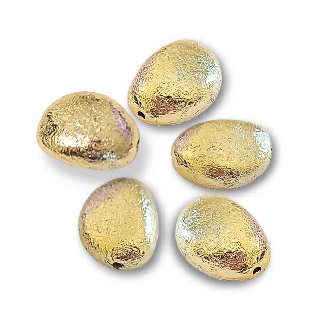 ARTSHOP CCB CCB75D perle galet doré 18MM x1 perle