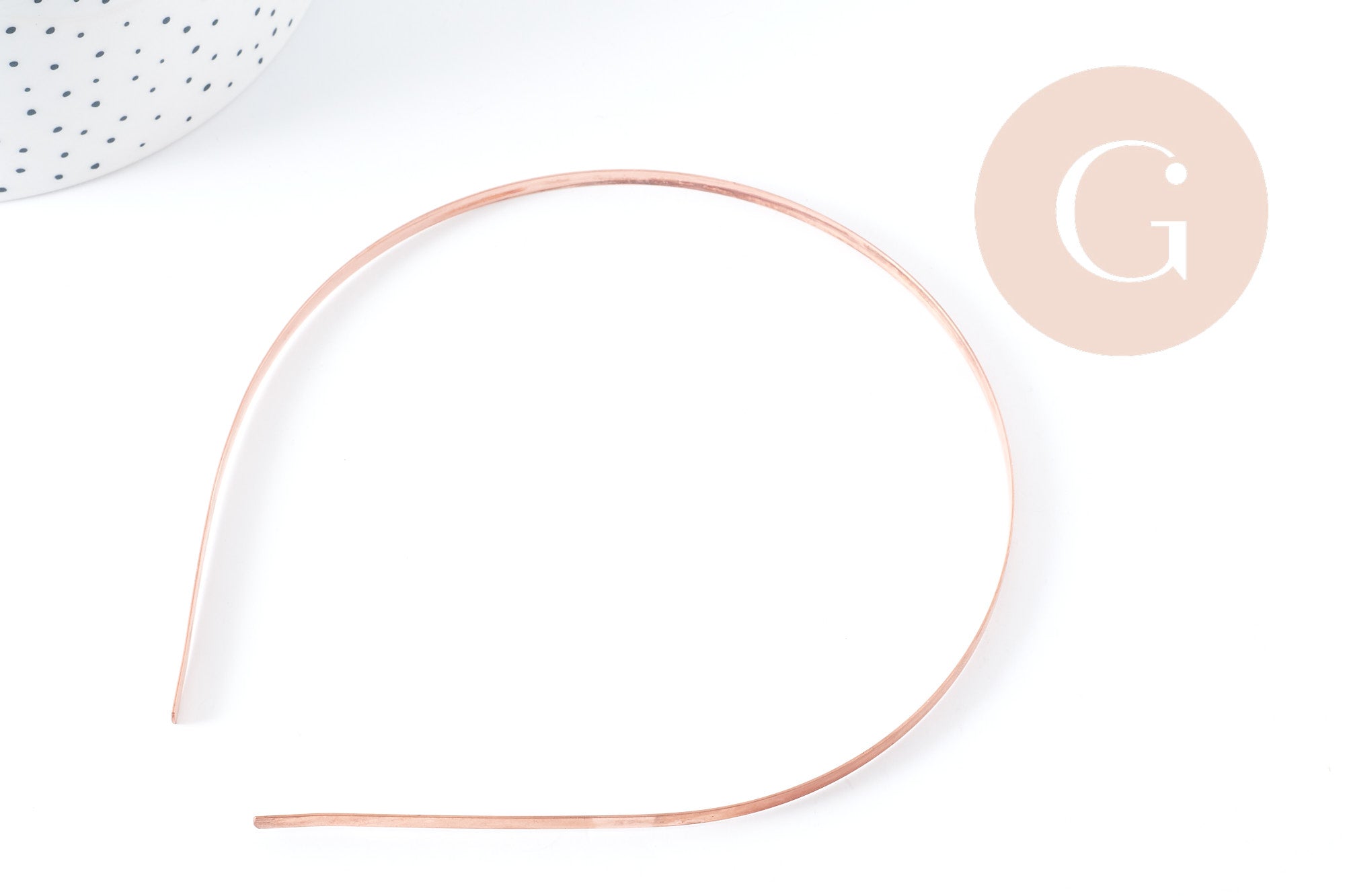 Gingerlily Accessoires serre-tête cheveux cuivre 120mm x1