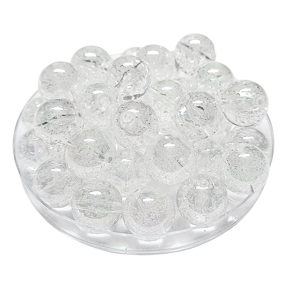 ARTSHOP Boules 16MM 207 perle ronde bulles d'eau x15