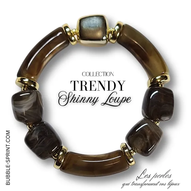ARTSHOP Trendy Shinny Loupe bracelet kit à faire soi-même