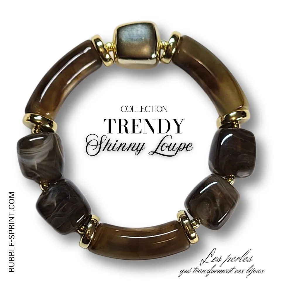 ARTSHOP Trendy Shinny Loupe bracelet kit à faire soi-même