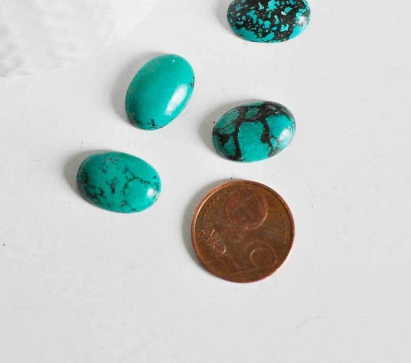 Gingerlily Pierres G161 cabochon ovale howlite 12x17mm