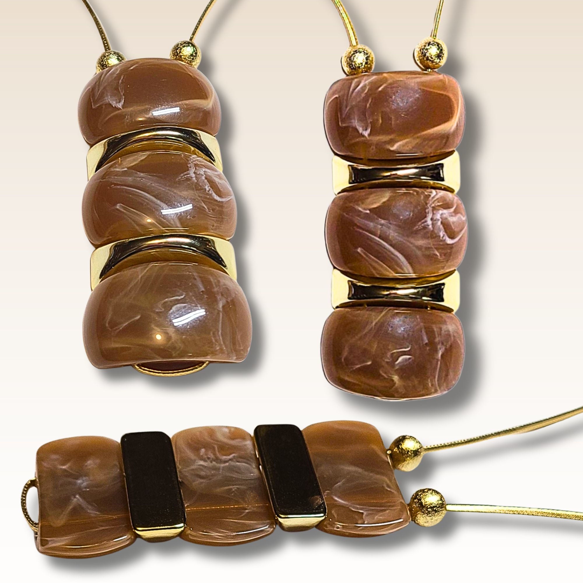 ARTSHOP Chamonyx Pourpre kit collier acrylique cordon 70cm