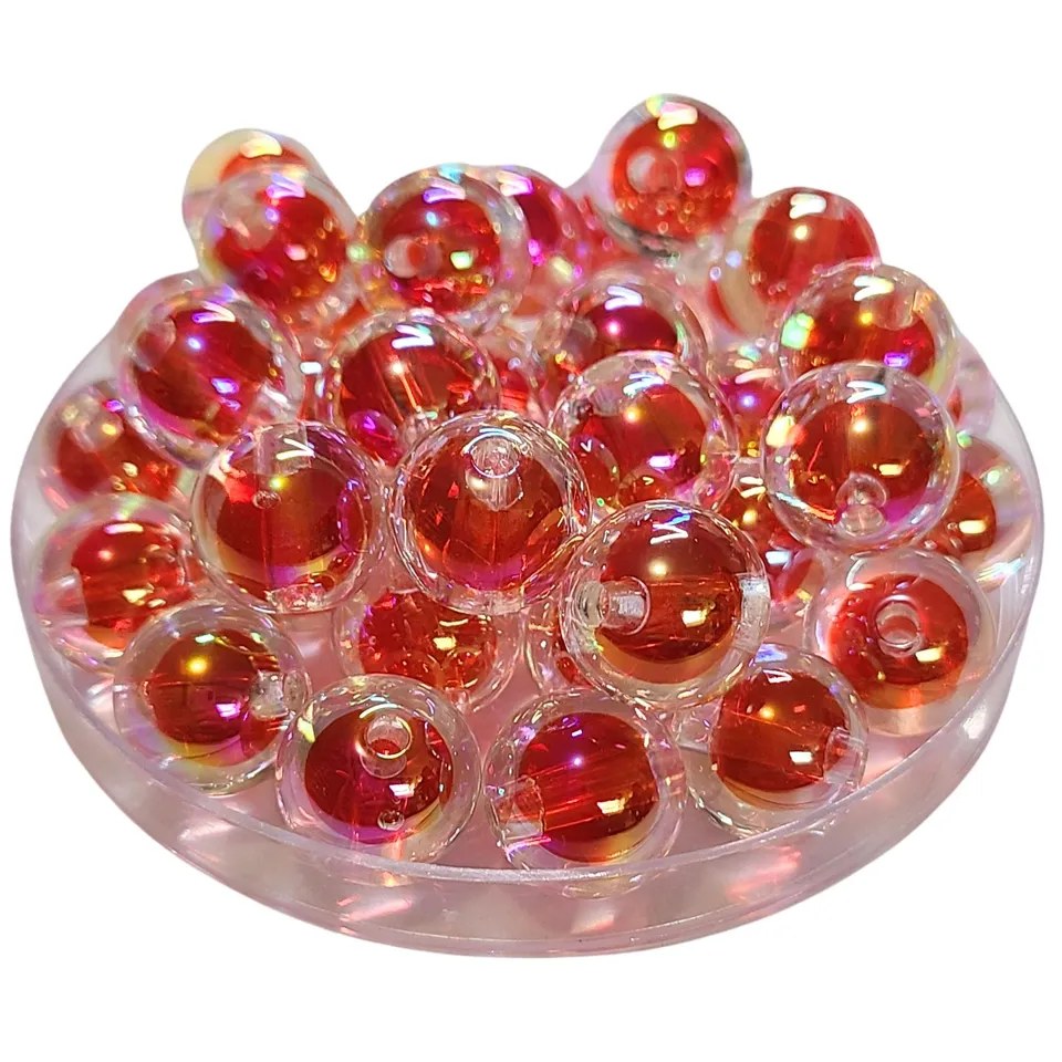 ARTSHOP Boules 16MM perle Mirage cerise 16mm x15