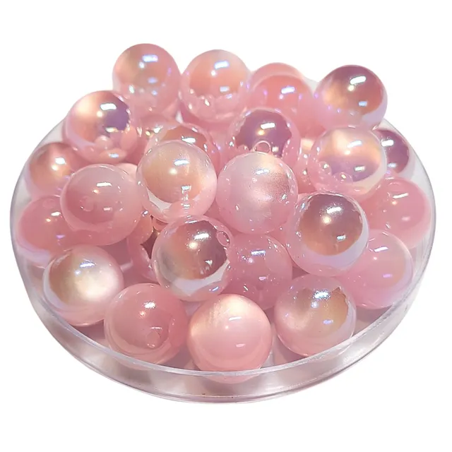 ARTSHOP Boules 16MM 285 perle acrylique rose clair AB x1 œil