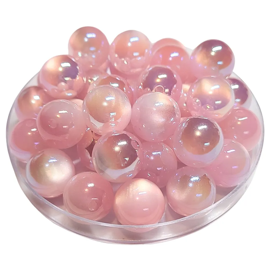 ARTSHOP Boules 16MM 285 perle acrylique rose clair AB x1 œil