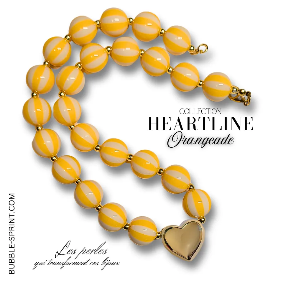 ARTSHOP Heartline Collier Orangeade 50cm kit acrylique