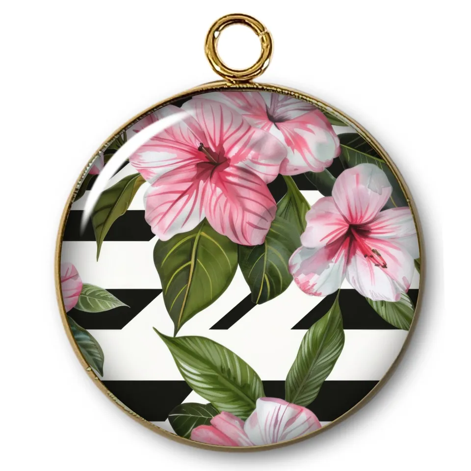ARTSHOP Intemporel 64 Fleur Pendentif x1 doré