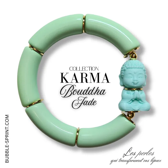 ARTSHOP Karma KIT bracelet Bouddha Jade à faire