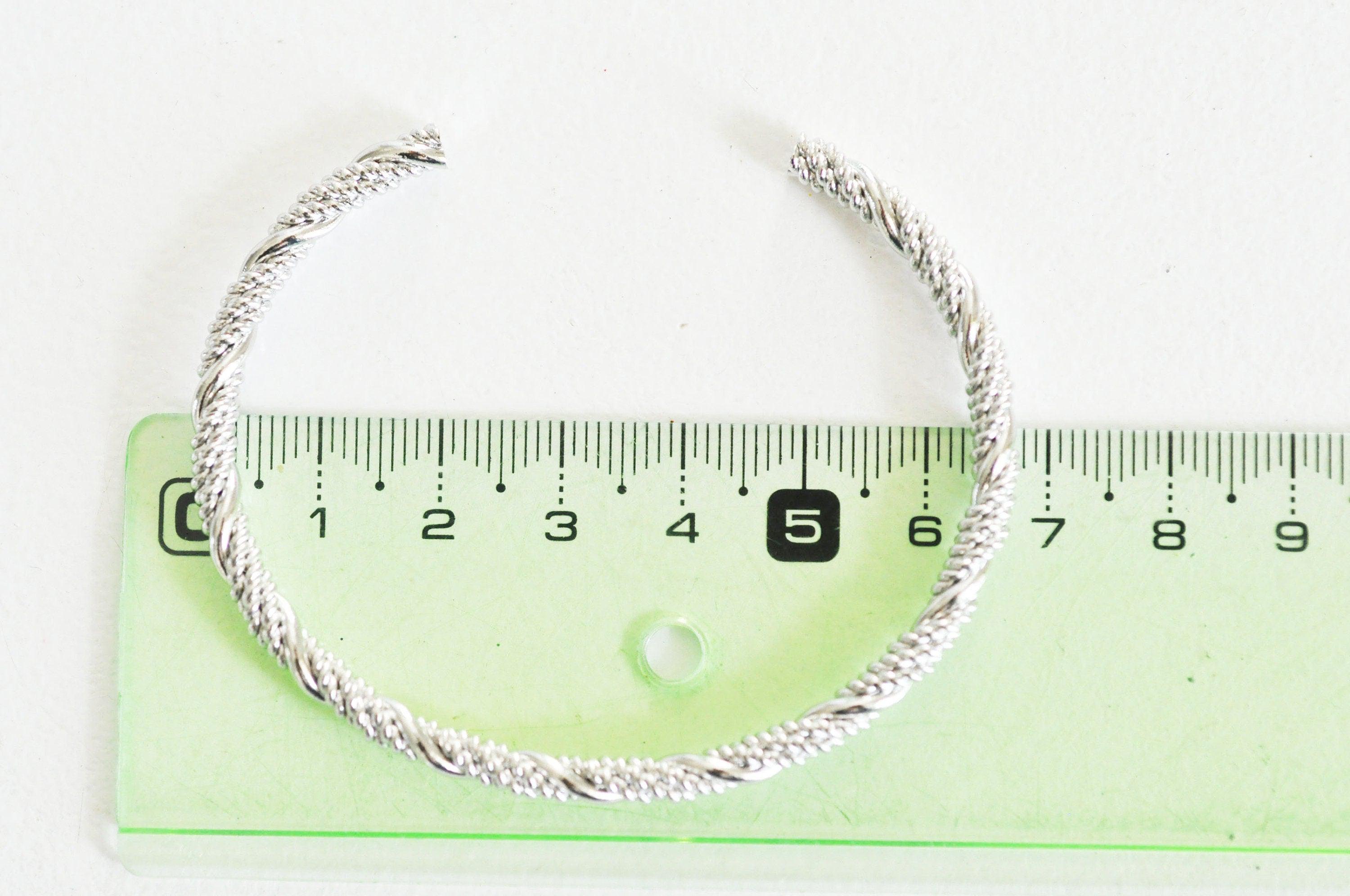 Gingerlily bracelet jonc réglable G2586 or blanc tressé