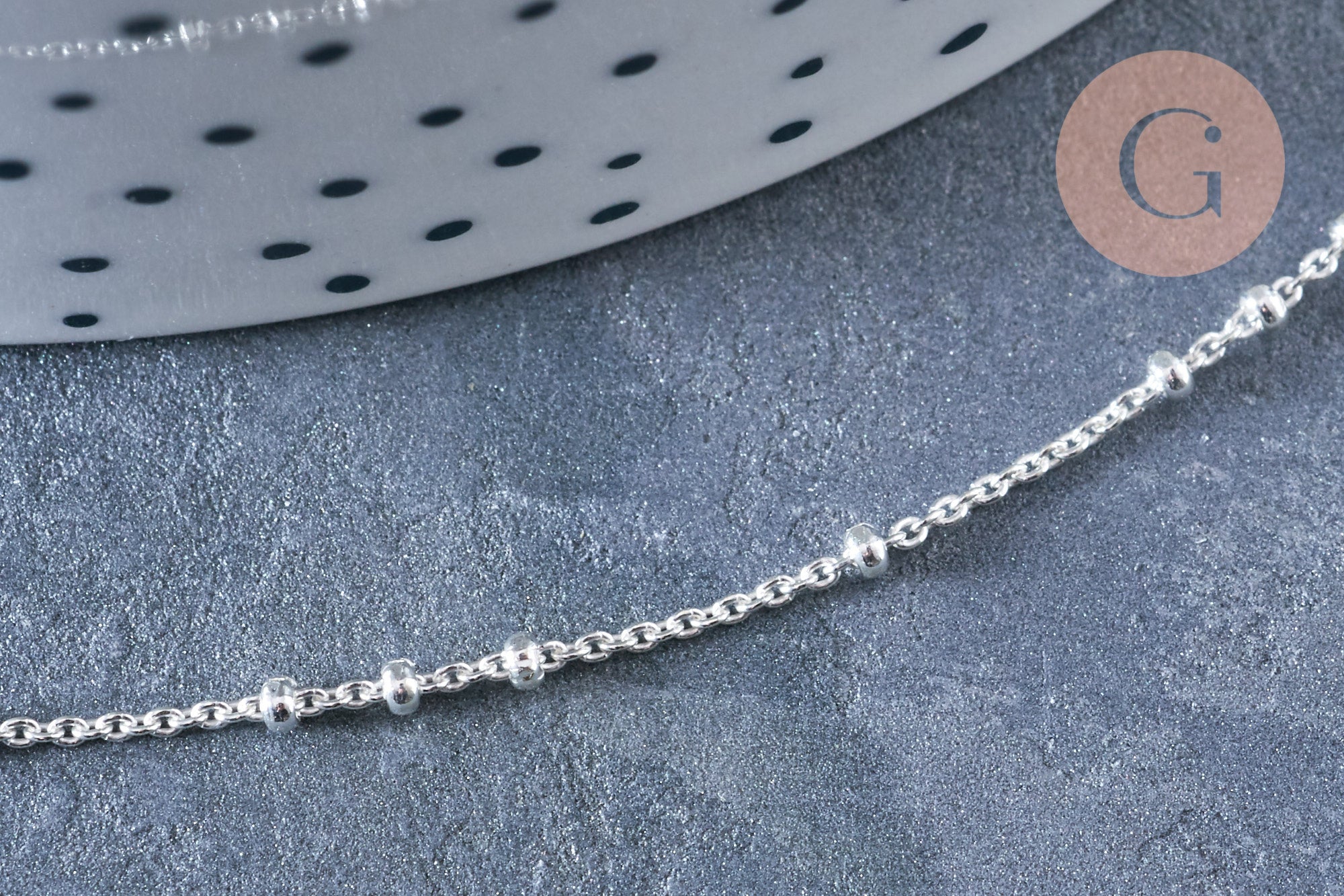 Gingerlily Chaînes G8064 chaîne cheville argent 925 22,8cm