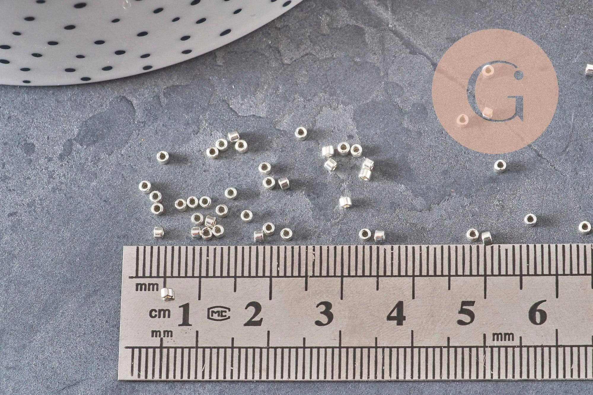 Gingerlily Perles Miyuki Delica 11/0 DB0035 8g argent