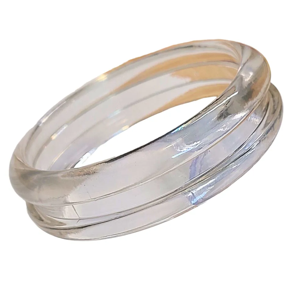 ARTSHOP Bracelets Interchangeables bracelet acrylique transparent