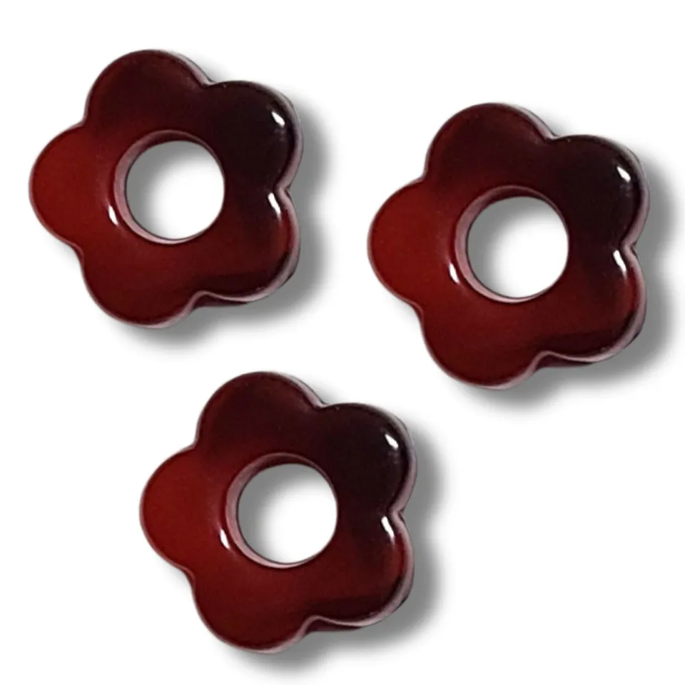 ARTSHOP Flower Power 16 fleur baby capucine rouge 20mm