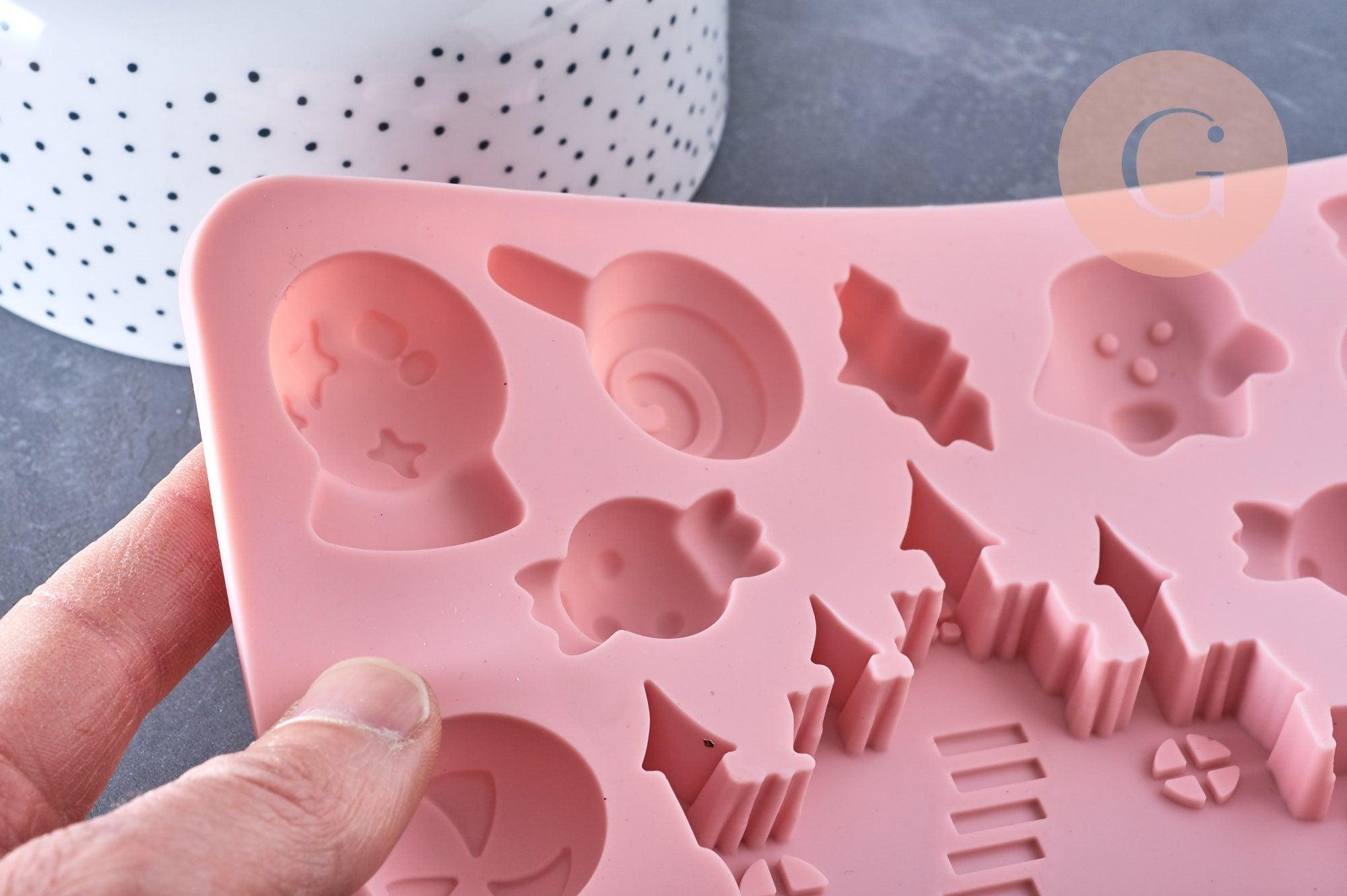 Gingerlily Moule silicone halloween rose G5662 x1