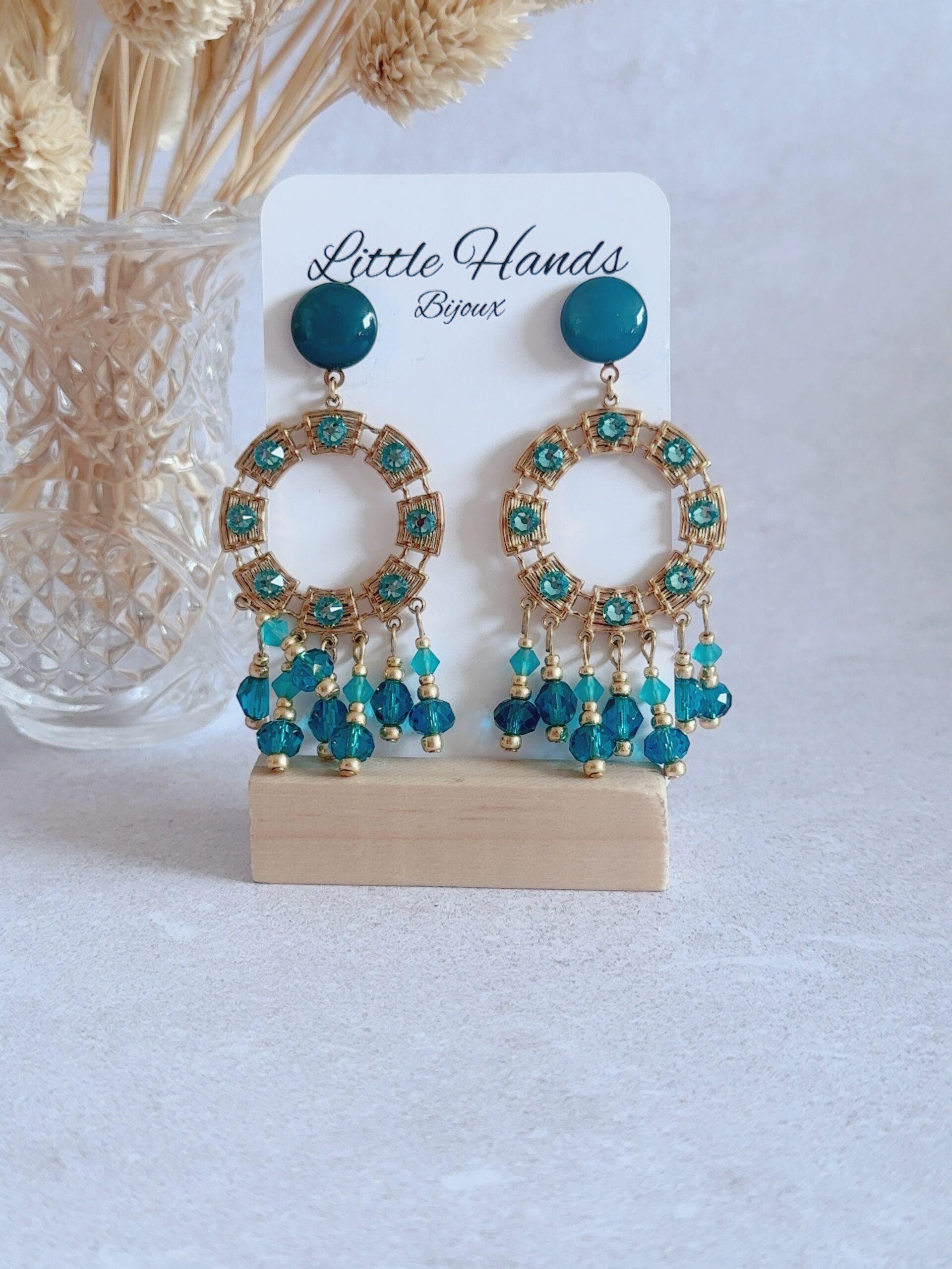 Little Hands Bijoux Calypso boucles d'oreilles Lagoon