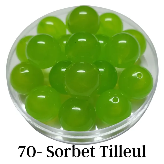 ARTSHOP Boules 20MM 70 sorbet tilleul brillante x1