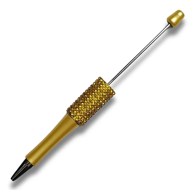 ARTSHOP Stylos ST20 Stylo bille jaune strass x1 stylo