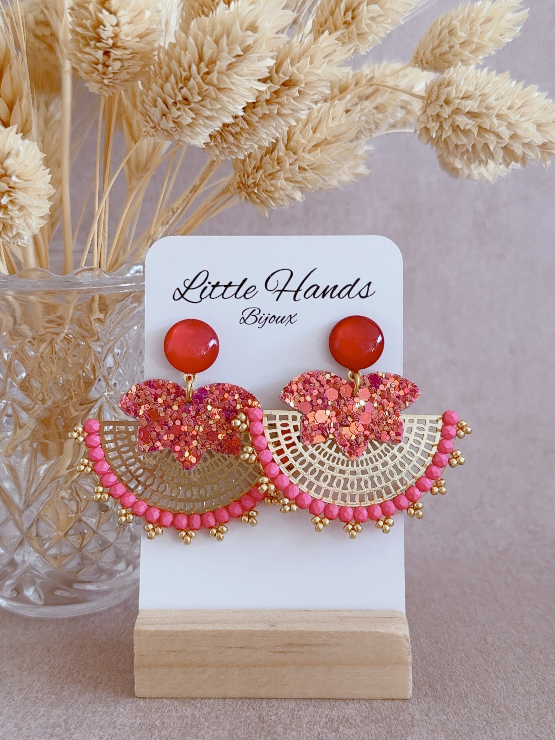 Little Hands Aglaée boucles d'oreilles 4 coloris assortis