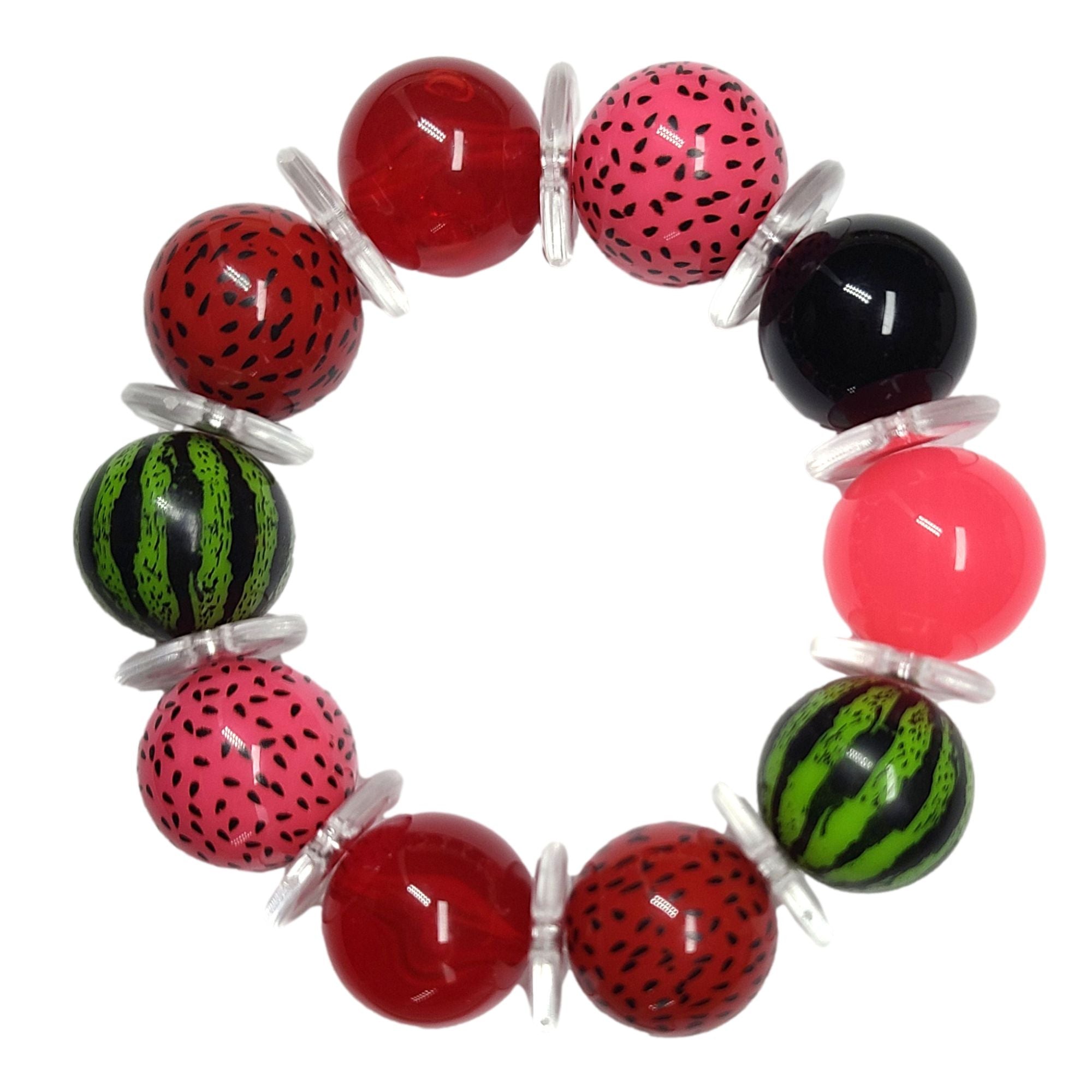 ARTSHOP Oasis kit bracelet pastèque 6 boules 20mm