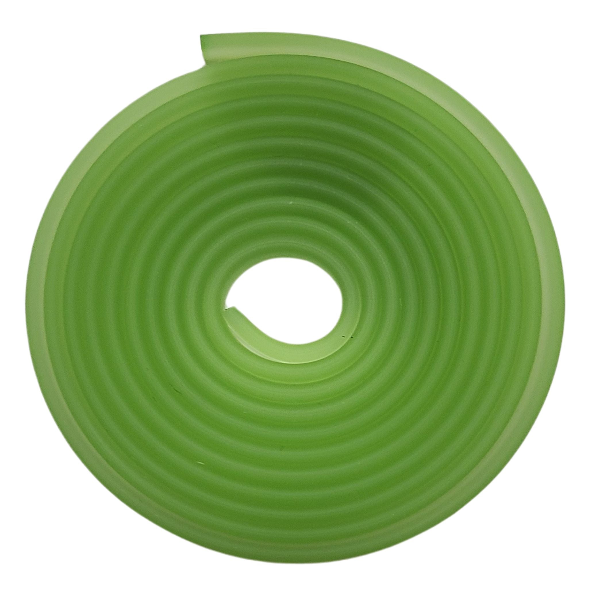 ARTSHOP Sangle plate silicone péridot mat 6mm x7cm bague
