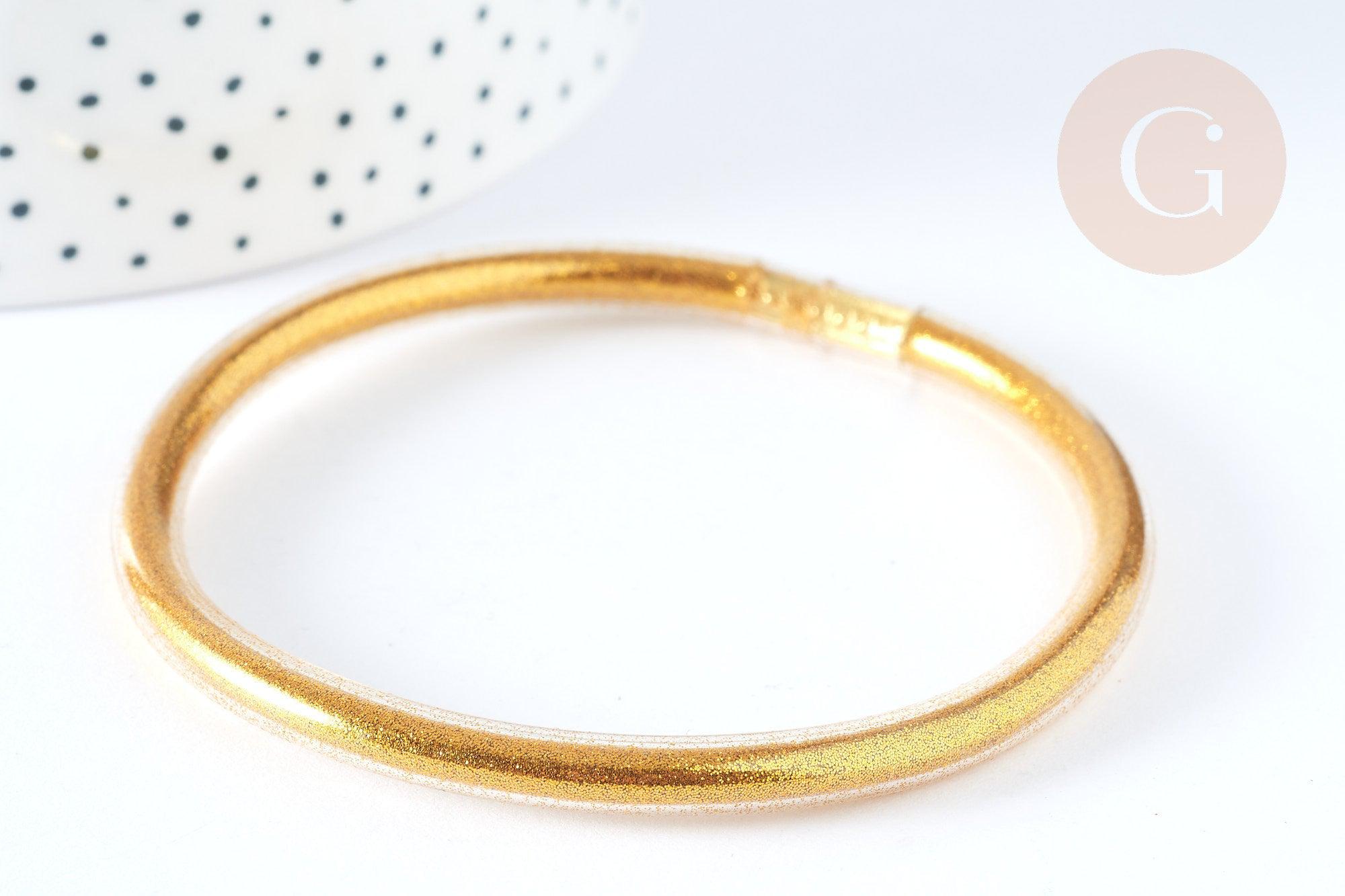 Gingerlily Accessoires loisirs G7229 bracelet jonc doré 6,3 cm
