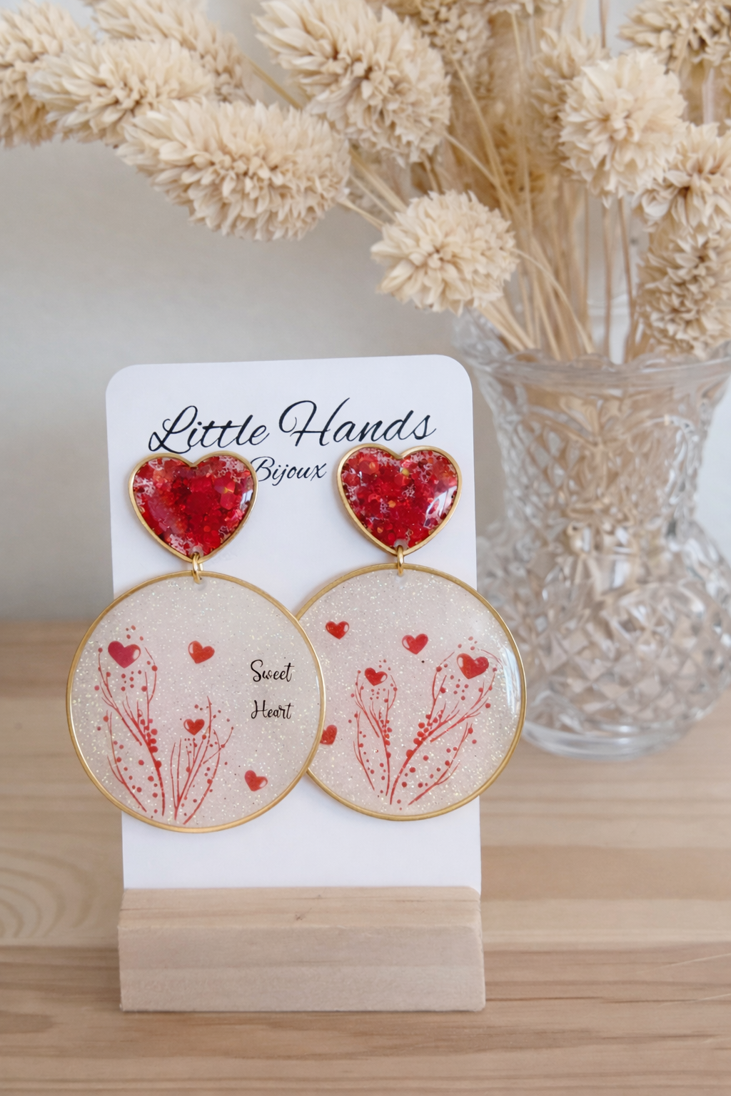 Little Hands Bijoux Sweet Heart 2 boucles d'oreilles cœur fantaisie