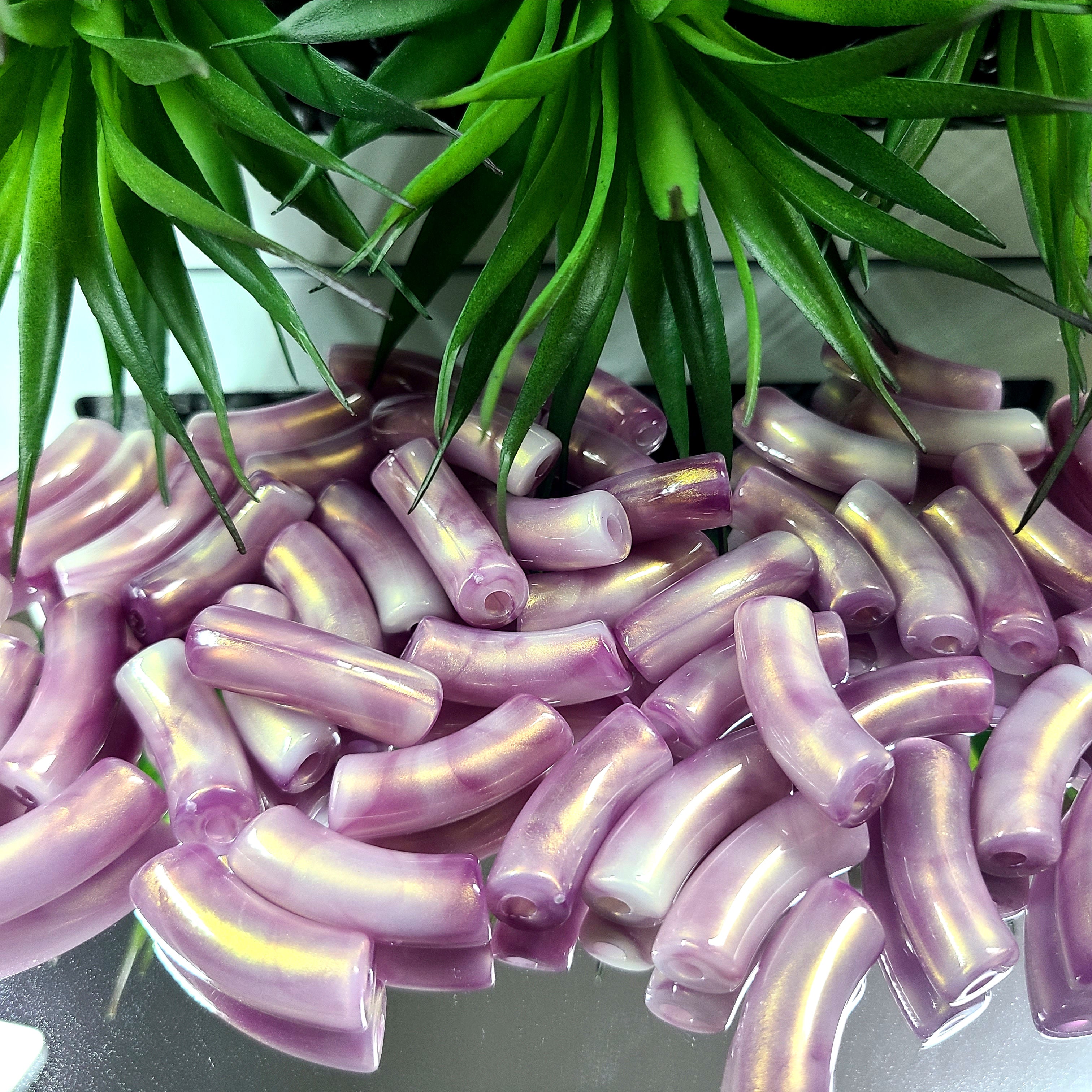 ARTSHOP Tubes 8MM 338 tube raisin satin incurvé x6