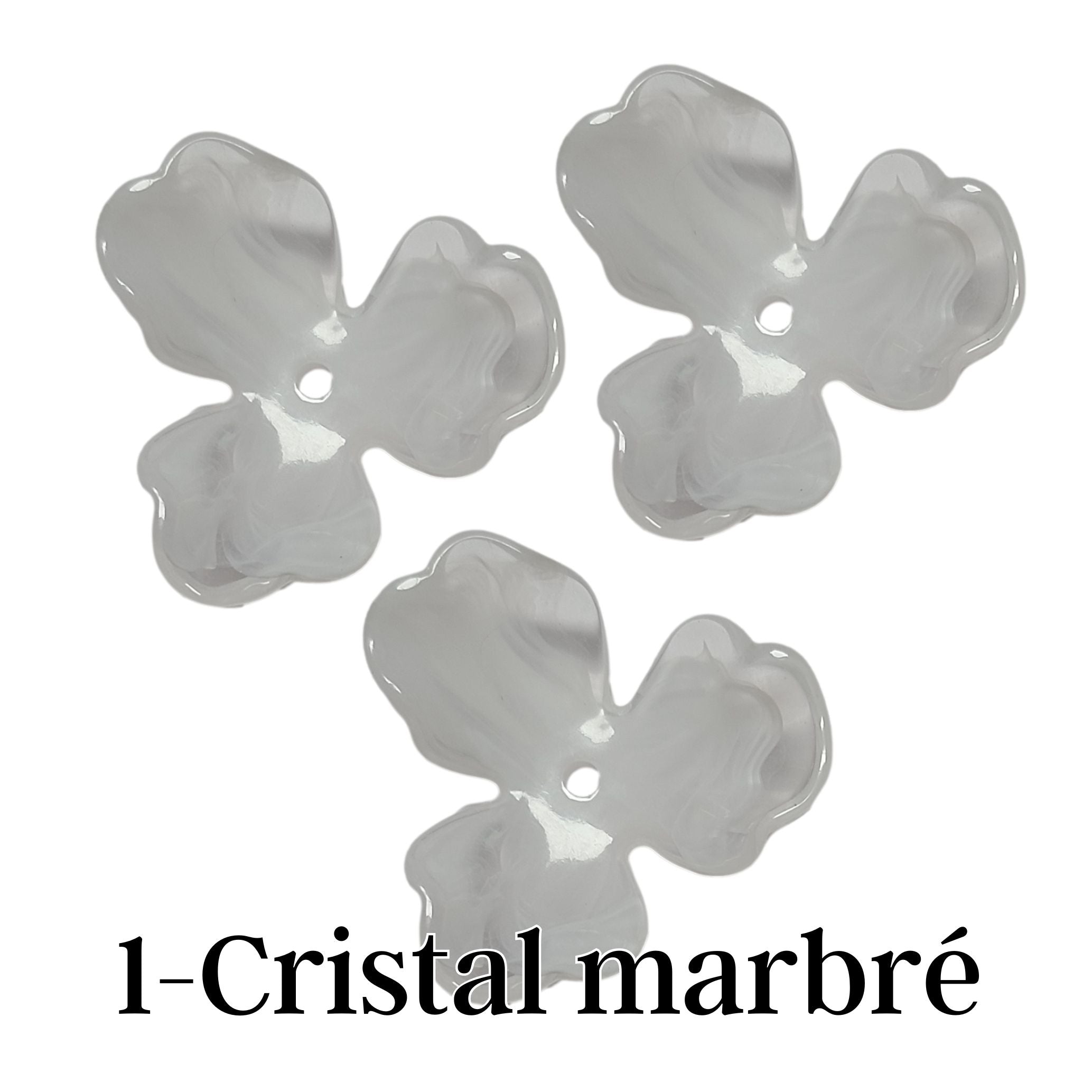ARTSHOP Flower Power 1 Orchidée Cristal fleur 20MM x1
